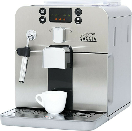 Gaggia Brera Αυτόματη Μηχανή Espresso 1400W Πίεσης 15bar με Μύλο Άλεσης Μαύρη - Image 3