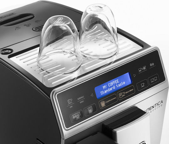 De'Longhi Autentica Αυτόματη Μηχανή Espresso 1450W Πίεσης 15bar για Cappuccino με Μύλο Άλεσης Ασημί - Image 7