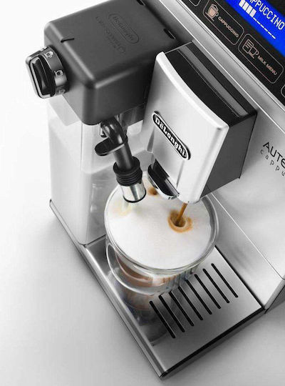 De'Longhi Autentica Αυτόματη Μηχανή Espresso 1450W Πίεσης 15bar για Cappuccino με Μύλο Άλεσης Ασημί - Image 6