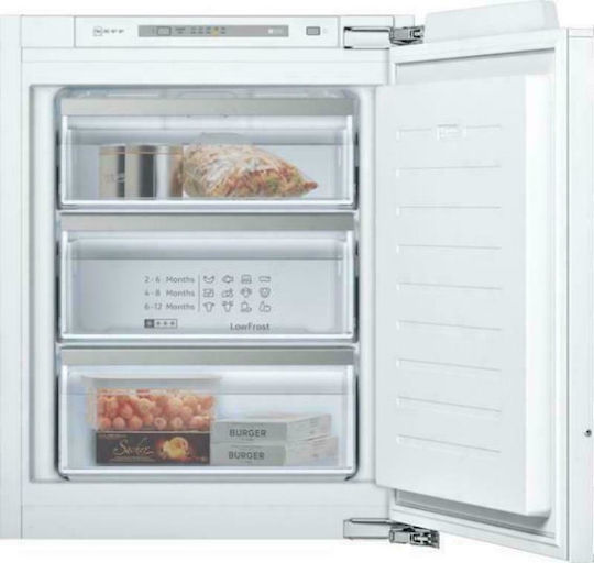 Neff Εντοιχιζόμενος Όρθιος Καταψύκτης 72lt GI1113FE0