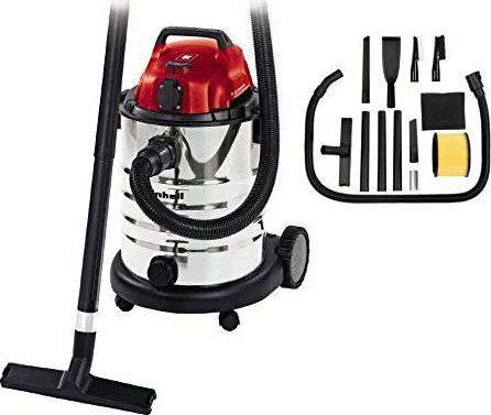 Einhell Tcvc 1930 S Σκούπα Υγρών / Στερεών 1500W με Ανοξείδωτο Κάδο 30lt - Image 4