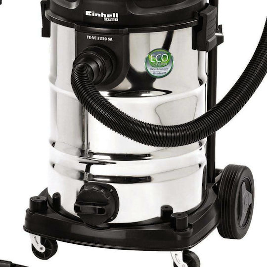 Einhell Tevc 2230 Sa Σκούπα Υγρών / Στερεών 1150W με Ανοξείδωτο Κάδο 30lt - Image 4