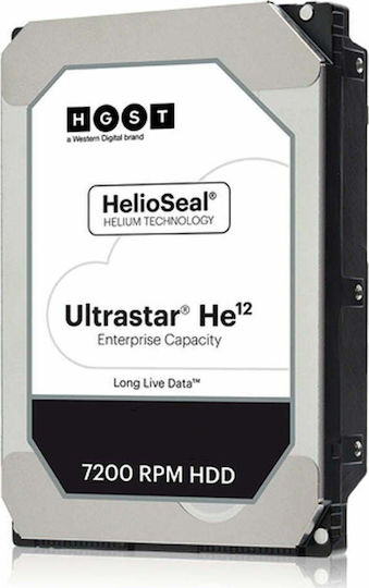Western Digital Ultrastar DC HC520 12TB HDD Σκληρός Δίσκος 3.5" SATA III 7200rpm με 256MB Cache για NAS / Server / Καταγραφικό 0F30146 - Image 4