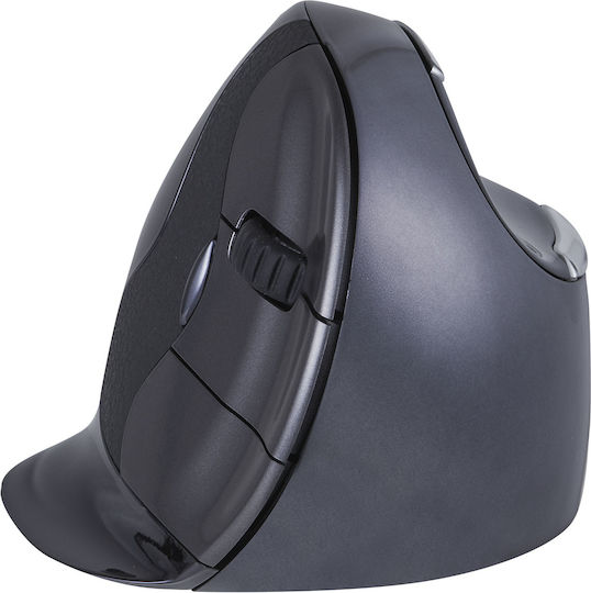 Bakker Elkhuizen Evoluent D Wireless Small Ασύρματο Εργονομικό Vertical Ποντίκι Γκρι - Image 4