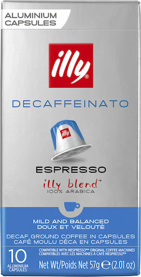 Illy Κάψουλες Espresso Decaffeinato Decaffeine Συμβατές με Μηχανή Nespresso 10caps 01-04-9004 - Image 2