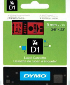 Dymo 40917 Ταινία Ετικετογράφου 7m x 9mm σε Κόκκινο Χρώμα S0720720