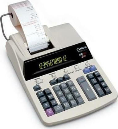 Canon MP1211-LTSC Αριθμομηχανή Χαρτοταινίας 12 Ψηφίων σε Ασημί Χρώμα 8295A001 - Image 4