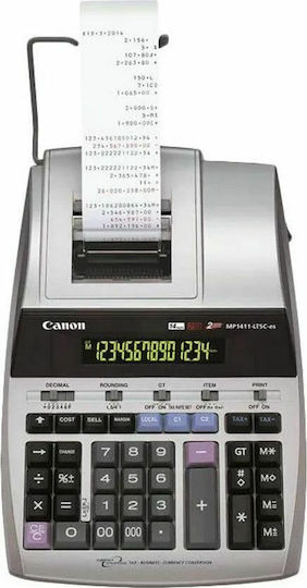 Canon MP1211-LTSC Αριθμομηχανή Χαρτοταινίας 12 Ψηφίων σε Ασημί Χρώμα 8295A001 - Image 5