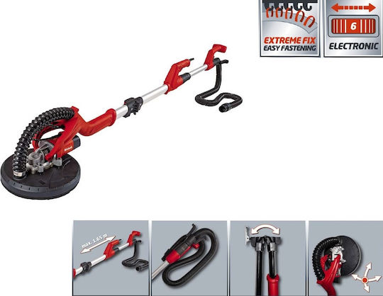 Einhell Τηλεσκοπικό Τριβείο Γυψοσανίδας 600W με Δυνατότητα Αναρρόφησης Σκόνης Tcdw 225 4259930 - Image 5