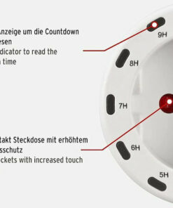 Alternative view of Brennenstuhl Countdown Timer Socke Ψηφιακός Χρονοδιακόπτης Πρίζας Αντιστροφής Μέτρησης 1506130