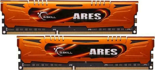 G.Skill Ares DDR3 8GB RAM με 2x4GB Modules και Ταχύτητα 1600 για Desktop F3-1600C9D-8GAO