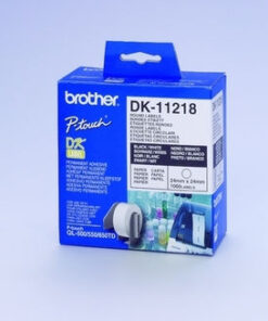 Alternative view of Brother DK-11218 1000 Αυτοκόλλητες Ετικέτες σε Ρολό για Εκτυπωτή Ετικετών 24x24mm