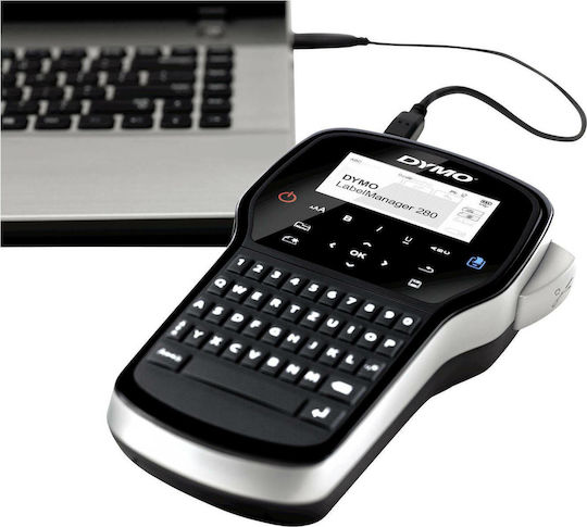 Dymo LabelManager 280 With Case Ηλεκτρονικός Ετικετογράφος Χειρός σε Μαύρο Χρώμα S0968990 - Image 4