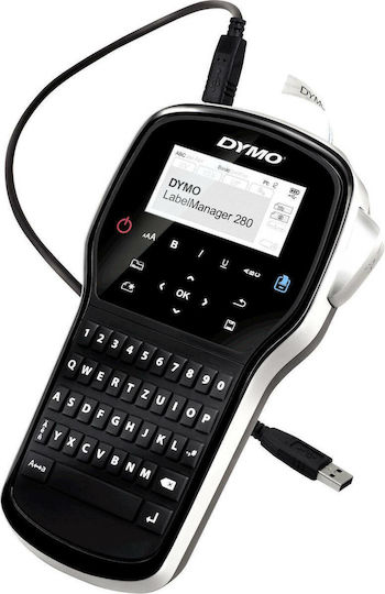 Dymo LabelManager 280 With Case Ηλεκτρονικός Ετικετογράφος Χειρός σε Μαύρο Χρώμα S0968990 - Image 5