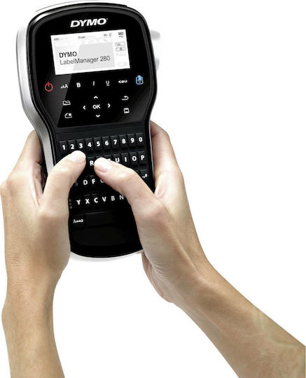 Dymo LabelManager 280 With Case Ηλεκτρονικός Ετικετογράφος Χειρός σε Μαύρο Χρώμα S0968990 - Image 3