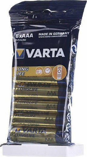 Varta LongLife Αλκαλικές Μπαταρίες AAA 1.5V 8τμχ 04103101328 - Image 5