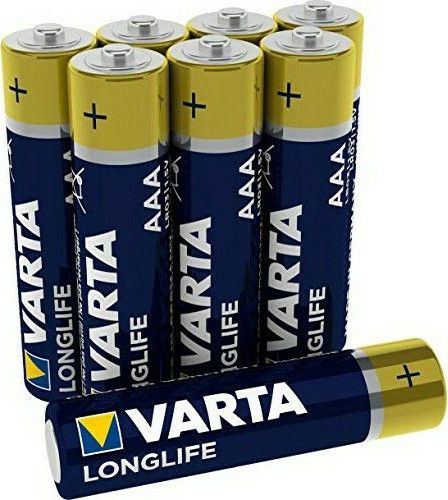 Varta LongLife Αλκαλικές Μπαταρίες AAA 1.5V 8τμχ 04103101328 - Image 2