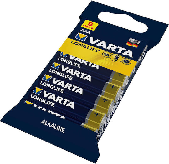 Varta LongLife Αλκαλικές Μπαταρίες AAA 1.5V 8τμχ 04103101328 - Image 4