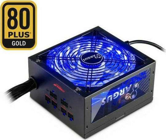 Inter-Tech Argus RGB-750W CM II 750W Μαύρο Τροφοδοτικό Υπολογιστή Semi Modular 80 Plus Gold - Image 4