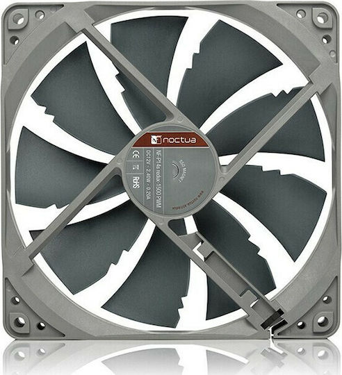 Noctua NF-P14s redux-900 Case Fan 140mm με Σύνδεση 3-Pin Γκρι - Image 4
