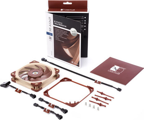 Noctua NF-A12X25 FLX Case Fan 120mm με Σύνδεση 3-Pin Καφέ - Image 9
