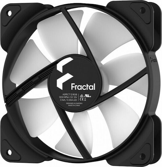 Fractal Design Aspect 12 RGB Case Fan 120mm με Σύνδεση 3-Pin - Image 4