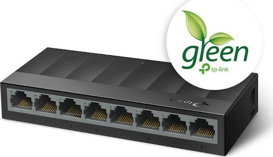 TP-LINK LS1008G v1 Unmanaged L2 Switch με 8 Θύρες Gigabit (1Gbps) Ethernet - Image 5