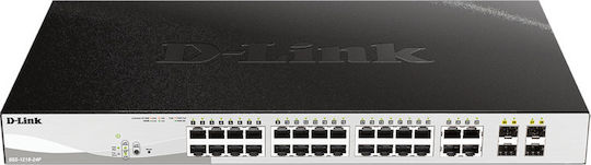 D-Link DGS-1210-24P Managed L2 PoE+ Switch με 24 Θύρες Gigabit (1Gbps) Ethernet και 4 SFP Θύρες - Image 3