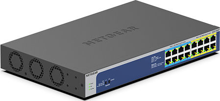 NetGear GS516UP Unmanaged L2 PoE+ Switch με 16 Θύρες Gigabit (1Gbps) Ethernet - Image 4