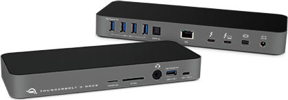 OWC USB-C Docking Station με DisplayPort 4K PD Ethernet και συνδεση 2 Οθονών Γκρι (OWCTB3DK14PSG) - Image 4