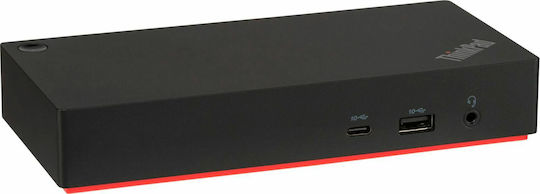 Lenovo ThinkPad Universal 90W USB-C Docking Station με HDMI/DisplayPort 4K PD Ethernet και συνδεση 3 Οθονών Μαύρο - Image 2