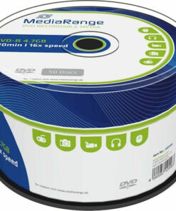 MediaRange Εγγράψιμα DVD-R 16x 4.7GB Cake Box 50τμχ MR444