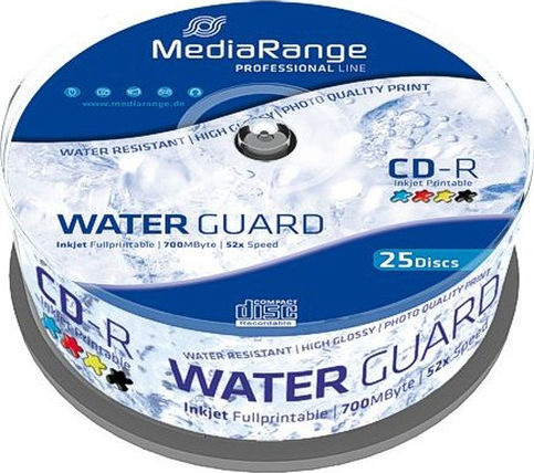 MediaRange Εγγράψιμα CD-R 52x Printable 700MB Cake Box 25τμχ (MRPL512) - Image 2