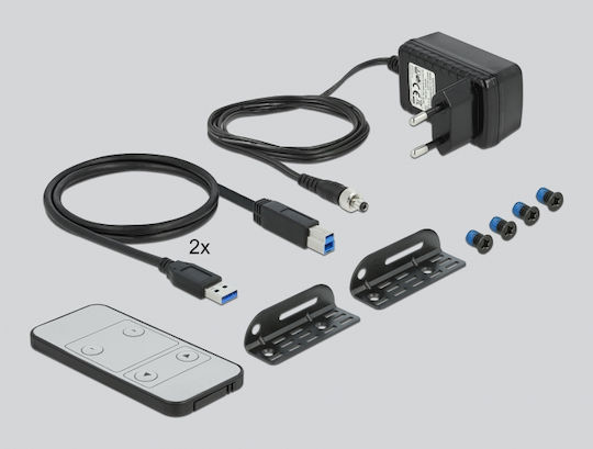 DeLock DisplayPort 1.2 KVM Switch 8K 30 Hz with USB 3.2 Gen 1 - Image 3