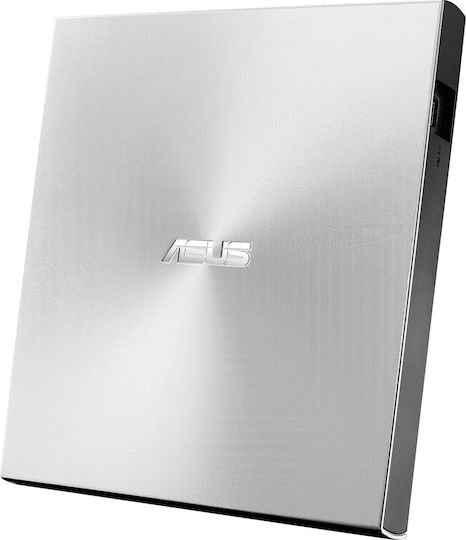 Asus ZenDrive U8M Εξωτερικός Οδηγός Εγγραφής/Ανάγνωσης CD/DVD για Desktop / Laptop Ασημί - Image 6