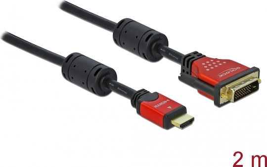 DeLock Cable DVI-D male - HDMI male 2m (84342) - Image 4