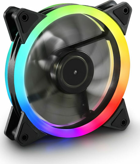Sharkoon SHARK Blades PWM Case Fan 120mm με RGB Φωτισμό και Σύνδεση 3-Pin / 4-Pin - Image 2