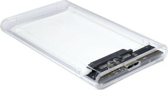 Inter-Tech Argus GD-25000 Θήκη για Σκληρό Δίσκο 2.5" SATA III με σύνδεση USB 3.0 σε Διάφανο χρώμα 88884092