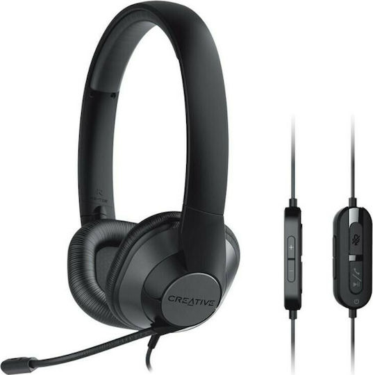 Creative HS-720 V2 On Ear Multimedia Ακουστικά με μικροφωνο και σύνδεση USB-A - Image 5