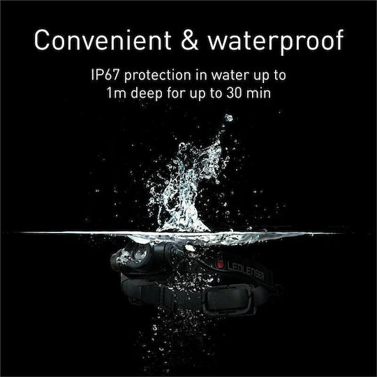 LedLenser Επαναφορτιζόμενος Φακός Κεφαλής LED IP67 με Μέγιστη Φωτεινότητα 500lm H5R Core 502121 - Image 11