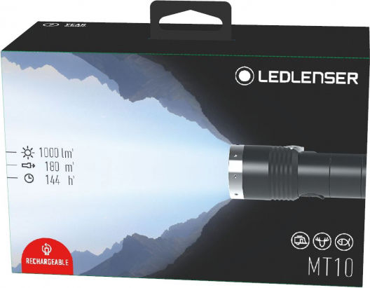 LedLenser Επαναφορτιζόμενος Φακός LED IP54 με Μέγιστη Φωτεινότητα 1000lm MT10 500843 - Image 6