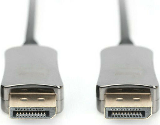 Digitus Cable DisplayPort male - DisplayPort male 10m Μαύρο (AK-340107-100-S) - Image 2