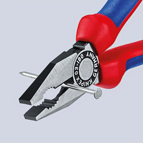Knipex Πένσα Ίσια Ηλεκτρολόγου Μήκους 180mm 03 02 180 - Image 5