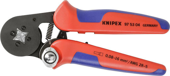 Knipex Αυτορυθμιζόμενη Πρέσα Ακροδεκτών (Μήκος 180mm) 97 53 04