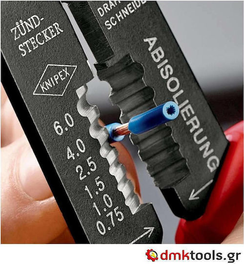 Knipex Πρέσα Ακροδεκτών Διατομής 0.5-6mm² με Απογυμνωτή (Μήκος 240mm) 97 22 240 - Image 6