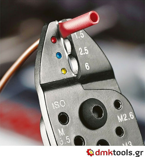 Knipex Πρέσα Ακροδεκτών Διατομής 0.5-6mm² με Απογυμνωτή (Μήκος 240mm) 97 22 240 - Image 8