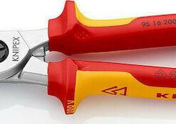 Knipex Κόφτης Καλωδίων Πλάγιος Ηλεκτρολόγου Μήκους 200mm 95 16 200