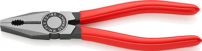 Knipex Πένσα Ίσια Ηλεκτρολόγου Μήκους 180mm 03 01 180 - Image 5