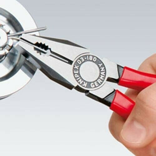 Knipex Πένσα Ίσια Ηλεκτρολόγου Μήκους 180mm 03 01 180 - Image 8