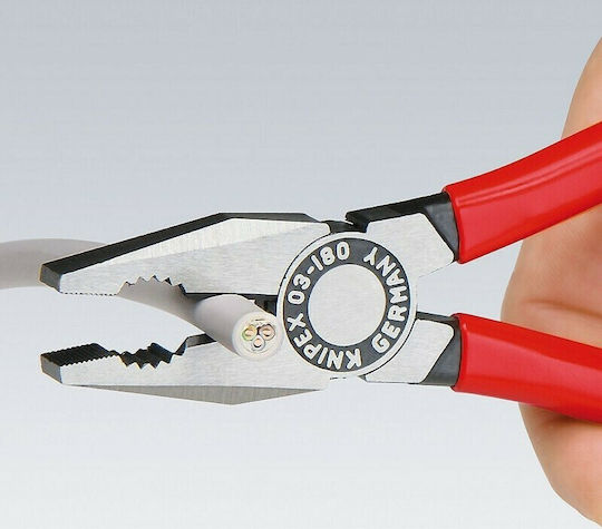 Knipex Πένσα Ίσια Ηλεκτρολόγου Μήκους 180mm 03 01 180 - Image 6